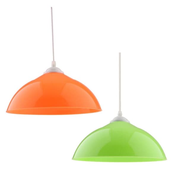 Pendellampe Skjerm Moderne ORANSJE orange