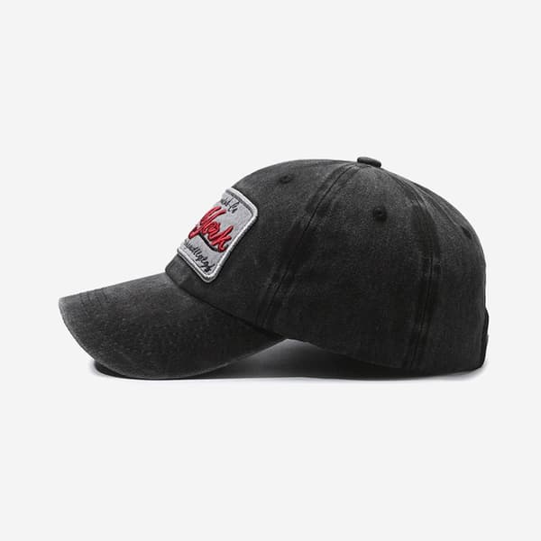 Broderade baseballkepsar Distressed Faded Hats GRÅ grey