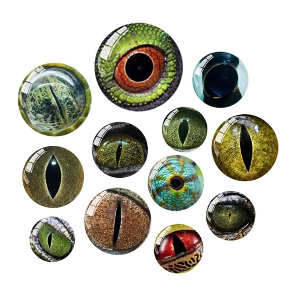 20 stk/10 par Eyes Crafts Eyes Puppet Crystal Eyes 16MM-FARVE 16mm-color random