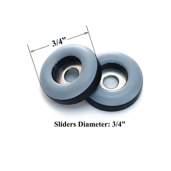 20-pack skruvbara möbelglidare/möbeltassar för möbelben 19mm