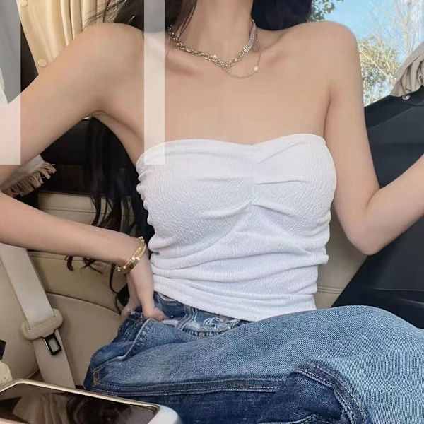 Crop Top Vest Top SININEN blue