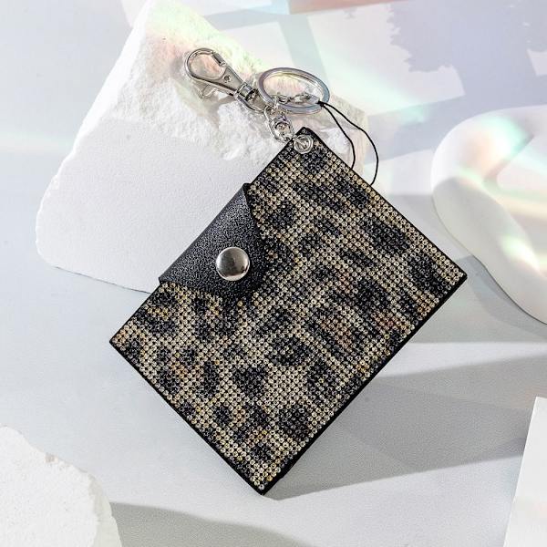 Rhinestone Pung Kort Pung E E E