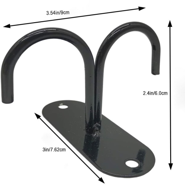 Krusstativ Kopholder Tøjstativ Black