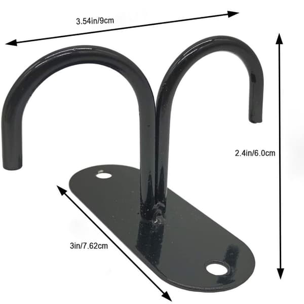 Mukiteline Kupinpidike Vaateteline Black
