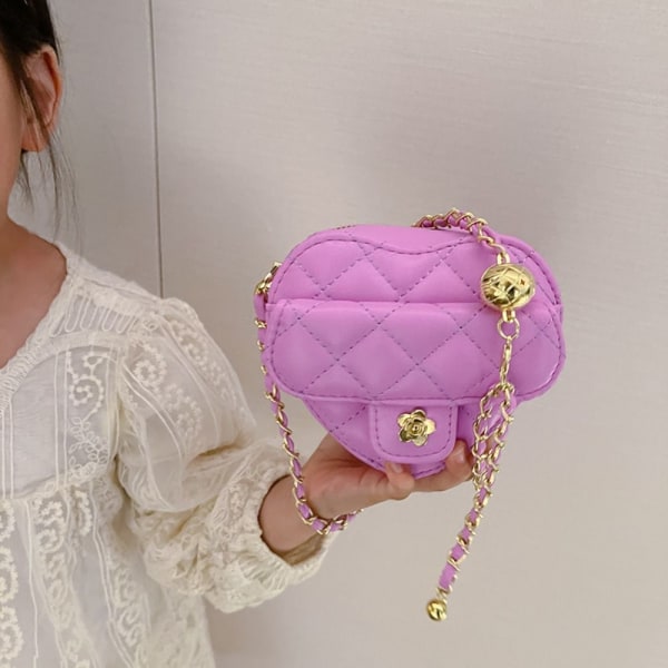 Mini Crossbody-väska Flickväska LILA purple