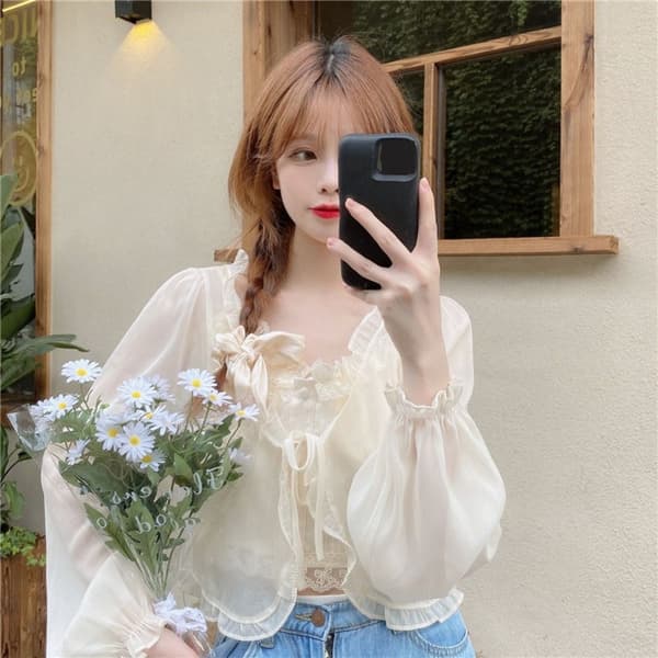 Dame Sjal Kort Cardigan HVID White