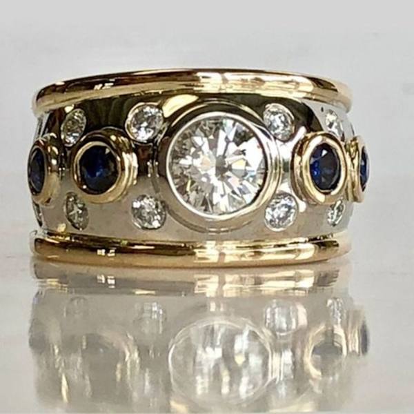 Retro stil ring festring 10 10