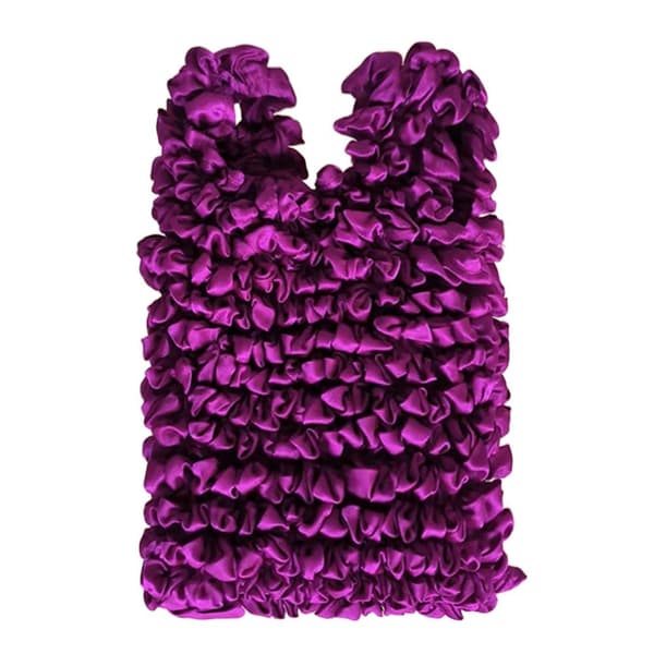 Elastisk Stretchväska MÖRK LILA dark purple