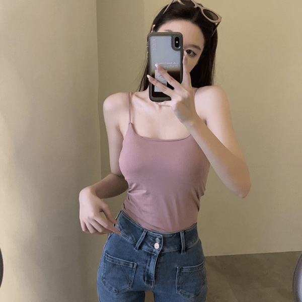 Dame Camisole Vest HVID White