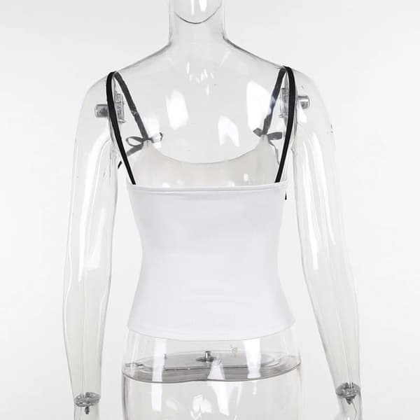 Crop Top Strikkede Camis M m