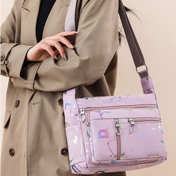 Axelväska för kvinnor Mode Messenger Väskor SVART black