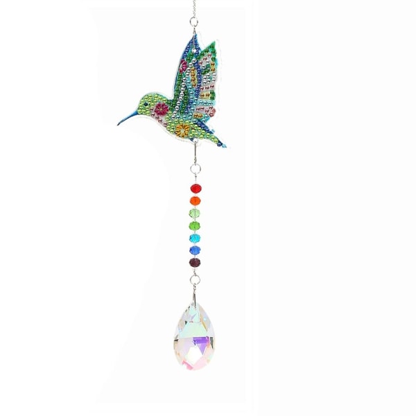 Diamantmaling Wind Chime Butterfly hængende vedhæng STYLE 1 Style 1