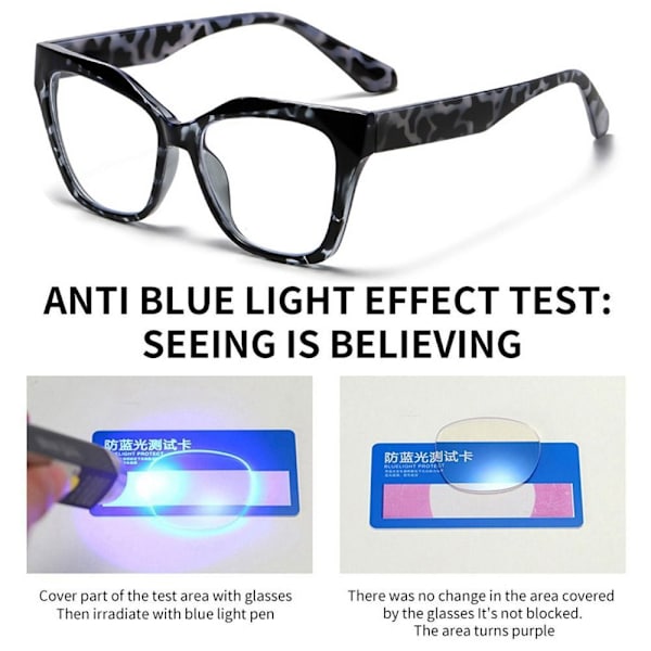 Anti-Blue Light Lasit Neliömäiset silmälasit VIHREÄ VIHREÄ Green