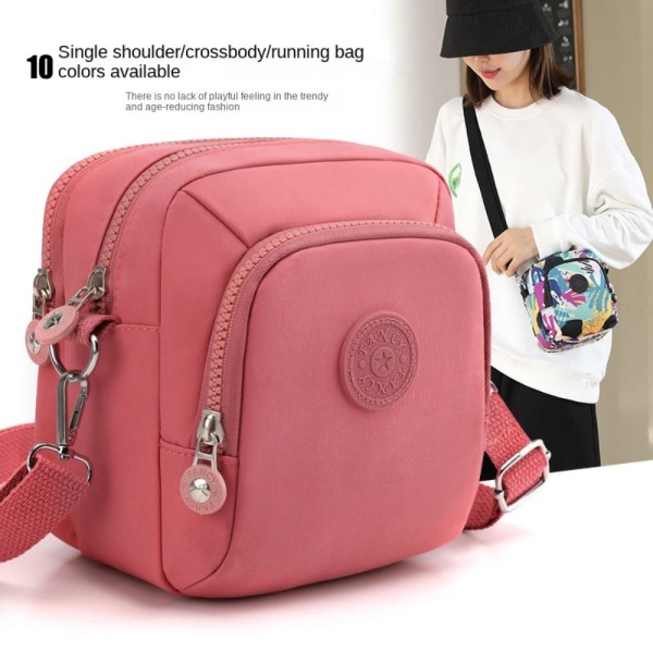 Trykt Crossbody Bag Mobiltelefonveske 4 4 4