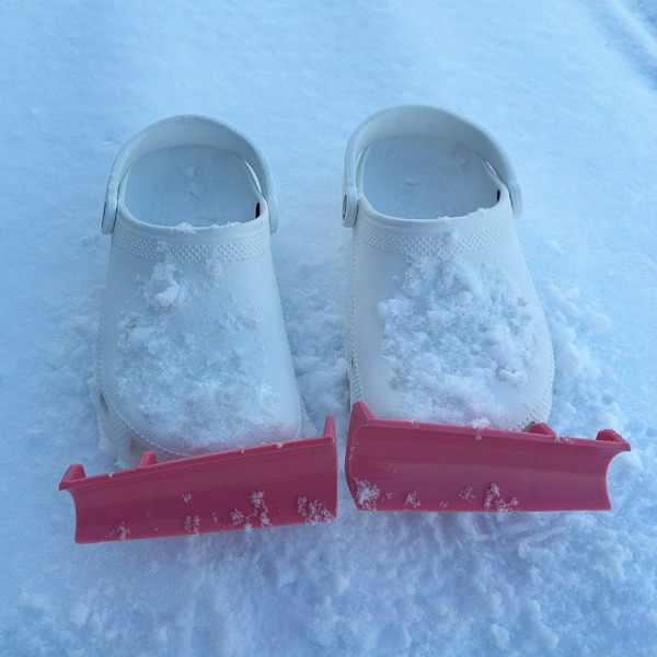 Croc Charm Vedlegg Snøplog LYDENDE LYSENDE Luminous