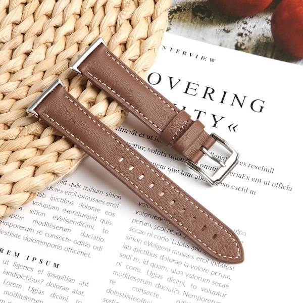 Watch i läder VIT White