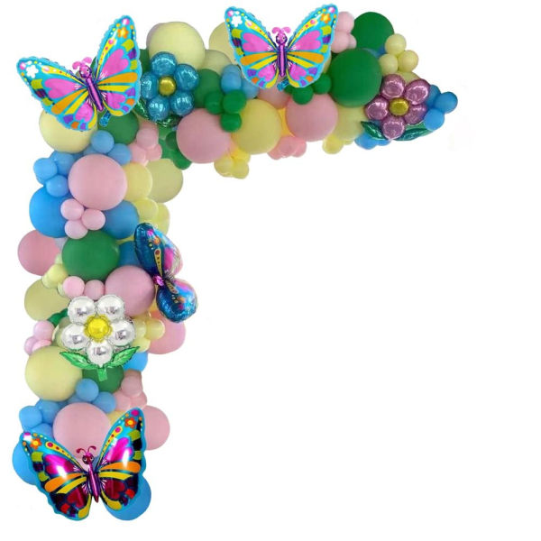 Våren Butterfly Form Blomma Ballonger