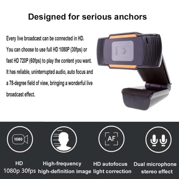 Videokamera USB-kamera Livestreaming