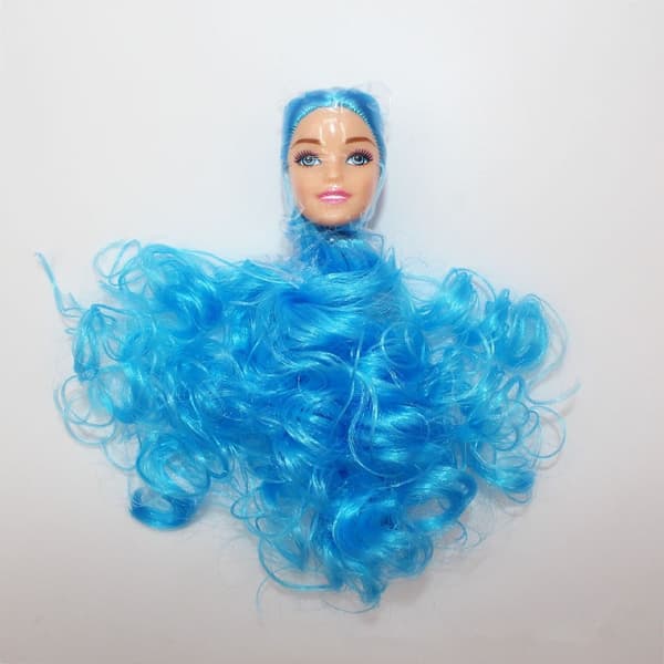 1/6 BJD Dukkehode Gullbrunt Hår 6 6 6