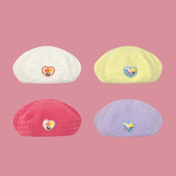 Baretti-lippalakki, pinkki Pink