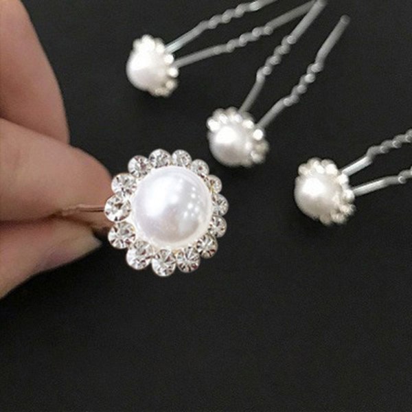 5 kpl Pearl Flower -hiusneula, morsiamen hiusneula 27 27 27