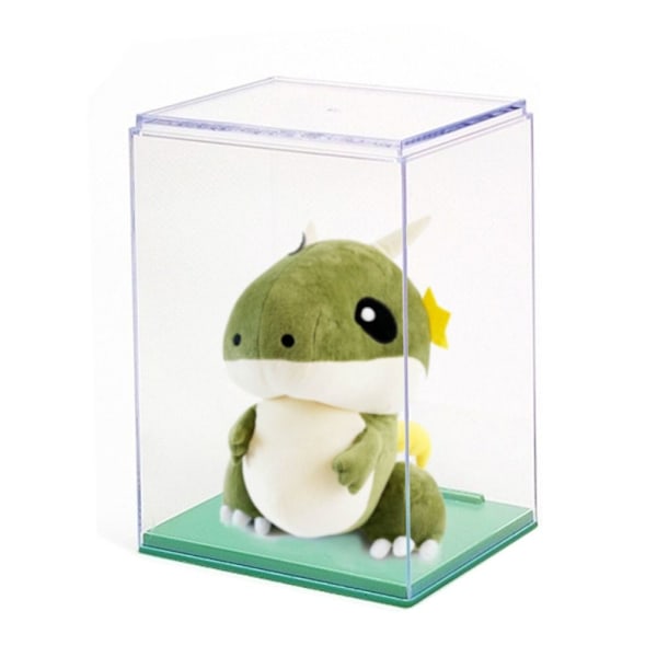 Förvaringsbox Docka Display Box TRANSPARENT L transparent L
