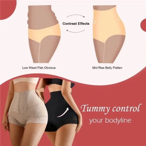 Trosor med hög midja Body Shapewear SVART XL XL Black XL-XL