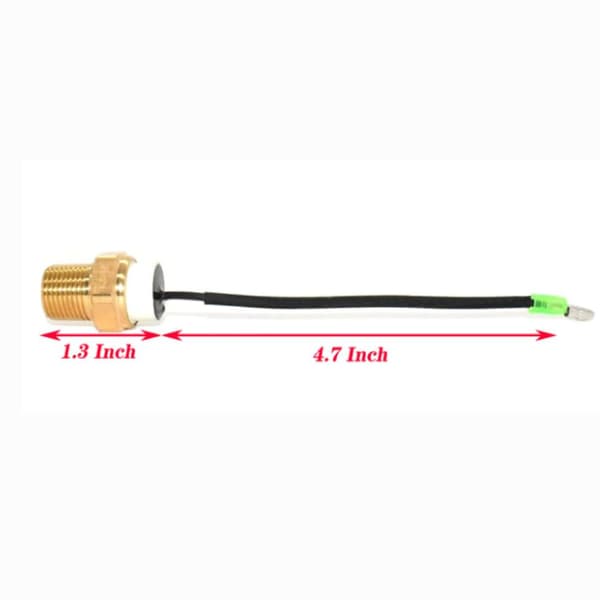 1 stk. Varm lyskontakt sensor termisk temp. kontakt sensor radiator