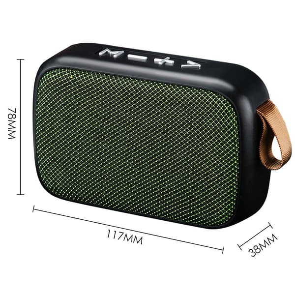 Bluetooth Högtalare Trådlös Ljud RÖD Red