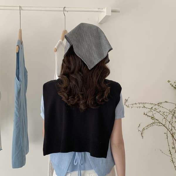 Neuleinen tekokaulusviitta HARMAA grey