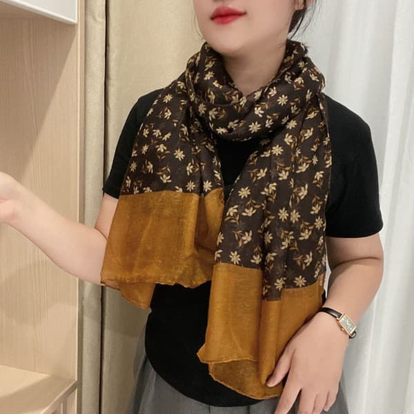 Sidenscarf Strandsjal 6 6 6
