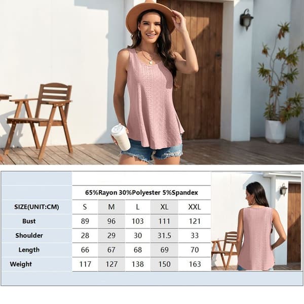 Tanktoppe Camisole SORT M M Black M-M