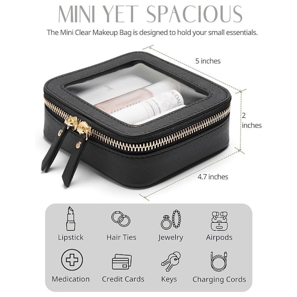 Makeuptaske Kosmetiktasker SORT Black