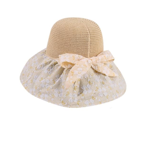 Solhatt Solskjermingshatt LYS GUL light yellow