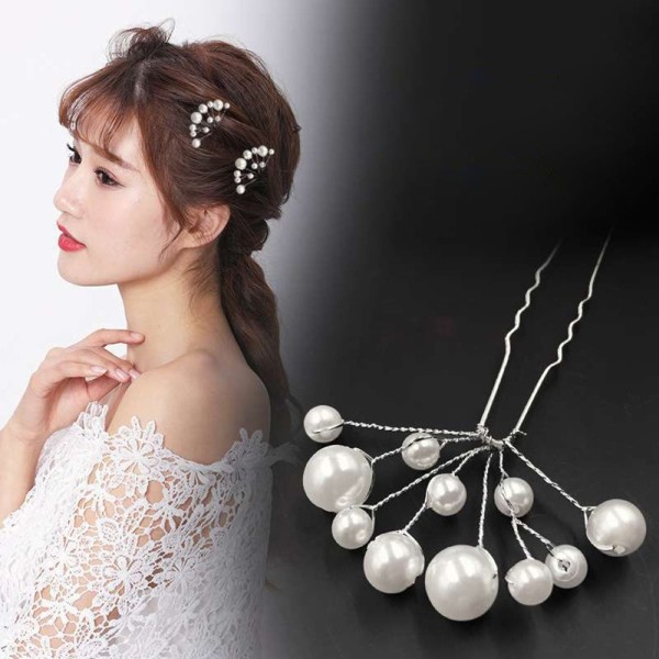 Pearl Flower Hårnål Stick Brude Hårnål 14 14 14