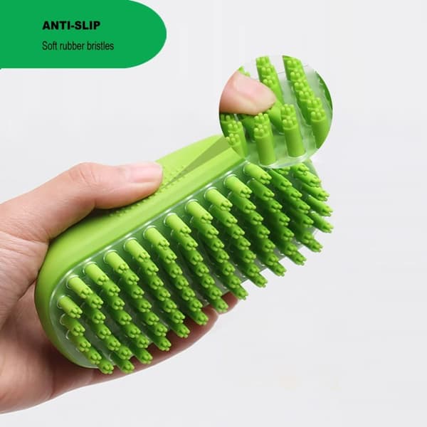 Hundebørste Hundebade Massagebørste Plejebørste