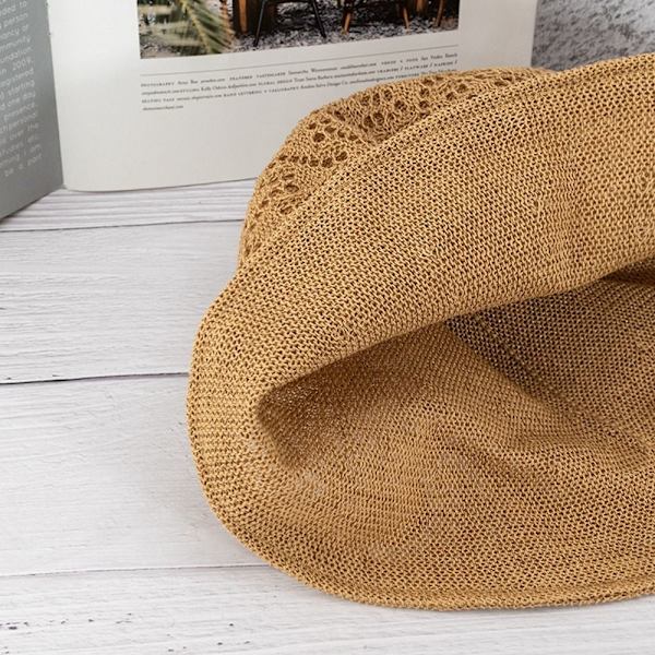 Unisex Bucket Hats Dame Sommer Cap KHAKI Khaki
