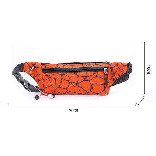 Herr Midjeväska Mobiltelefon Midjepaket ORANGE orange