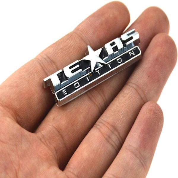 2 kpl Texas Edition Emblem Badge 3D Letter Logo -automerkkitarrat
