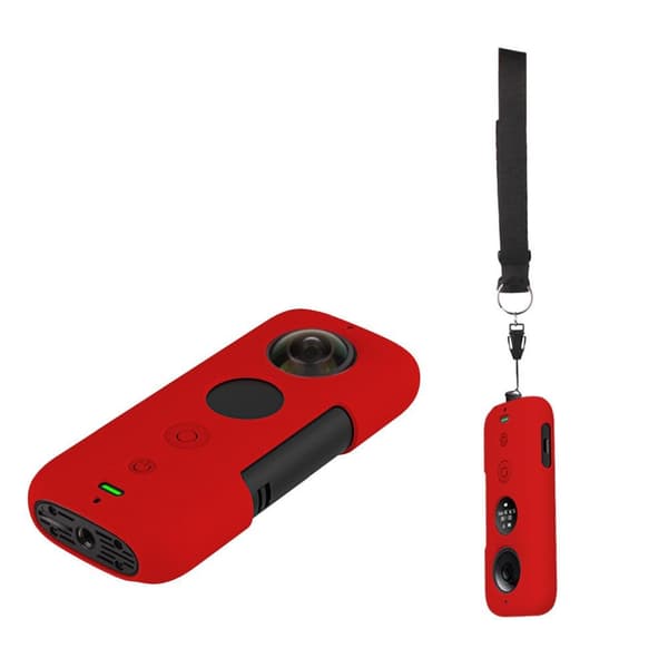 Kameralinsskydd Linsskyddsfodral RÖD red