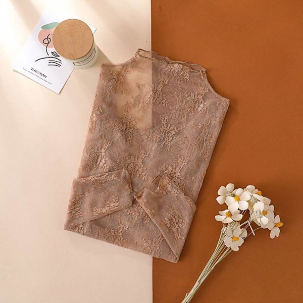 T-paita Topit See Through Pusero KHAKI Khaki