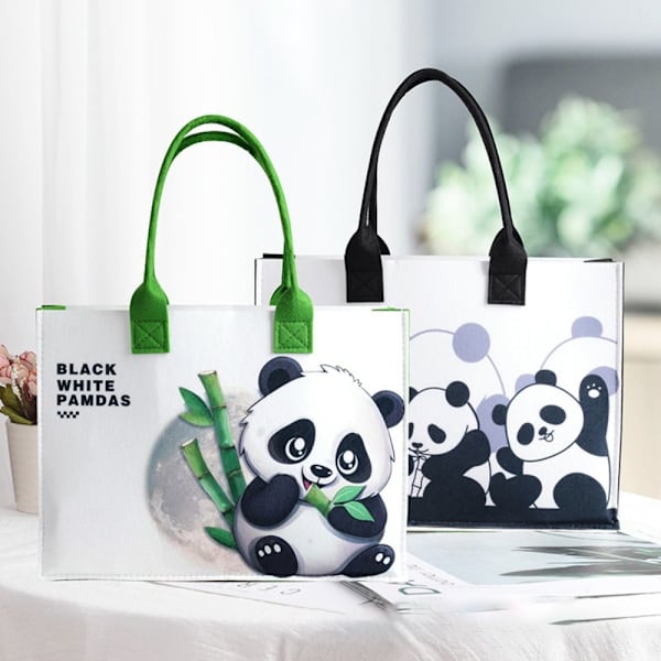 Filt håndtaske skuldertasker 3 3 3