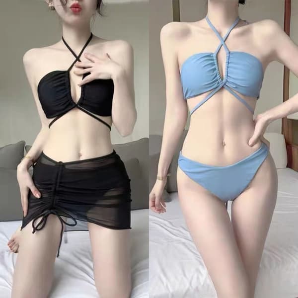 Bikiniset Baddräkt SVART Black