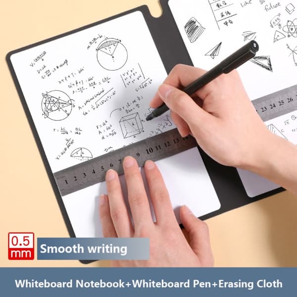 A5 Whiteboard Notesbog Sletbar Whiteboard Kladde 01 01 01