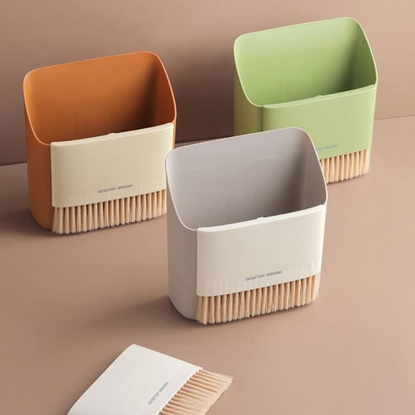 Kvast sopskåp Set Mini rengöringsborste GRÖN Green