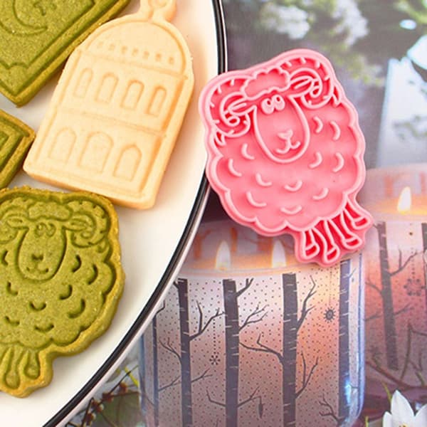 6 stk/sett Eid Mubarak Kakeformer Kjeksutskjærere