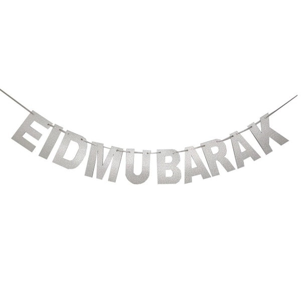 Eid Mubarak Banner Eid hängande ornament 7 7 7