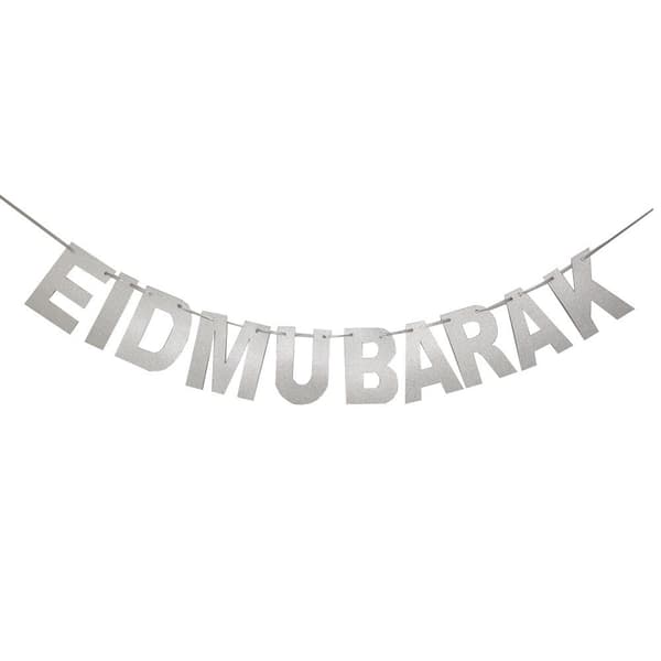 Eid Mubarak Banner Eid Hængende Pynt 8 8 8