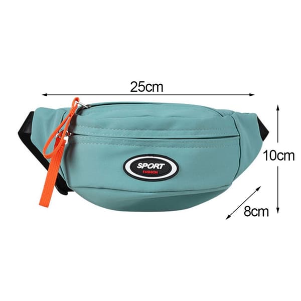 Børne Brysttaske Fanny Pack SORT Black
