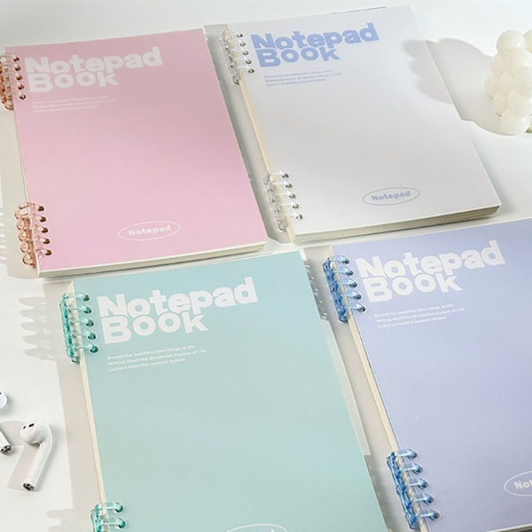 Ringbind Notesbog Løsbladsnotesbog PINK A5 Pink A5